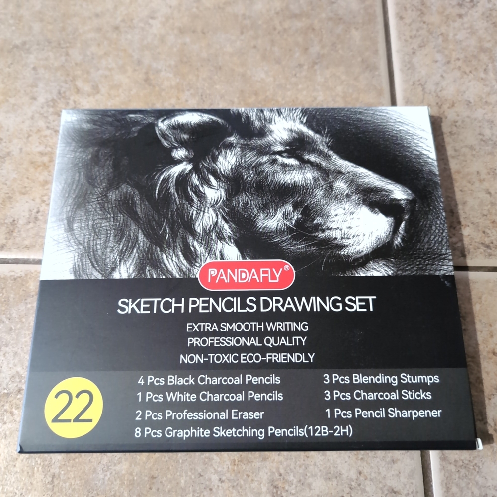 Black and White Sketch Pencils Drawing Set